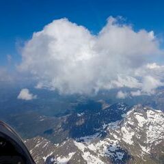 Flugwegposition um 15:11:38: Aufgenommen in der Nähe von Schladming, Österreich in 3586 Meter